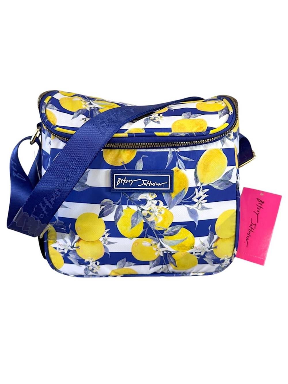Betsey Johnson Insulted Lunch Tote, Lemon Print